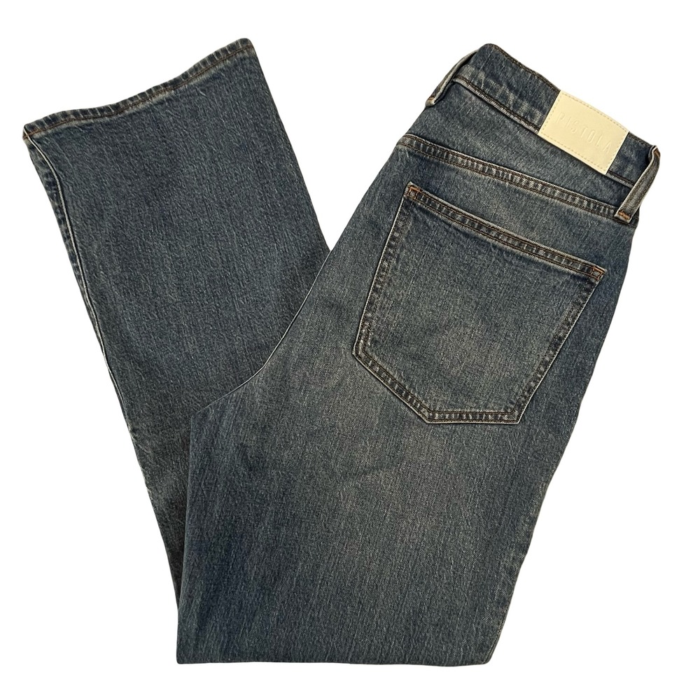 Pistola‎ Women High Rise Straight Bootcut Stretch Jeans Medium Wash Size 30